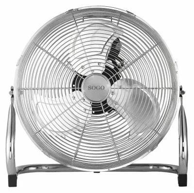 Produktbild von Sogo VEN-SS-21025, Industriebodenlüfter, Chrom, Metall, 30 cm, AC, 55 W