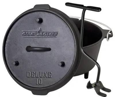 Productafbeelding van Camp Chef Deluxe Dutch Oven 10" (Ø25cm) met lifter (3,8L)