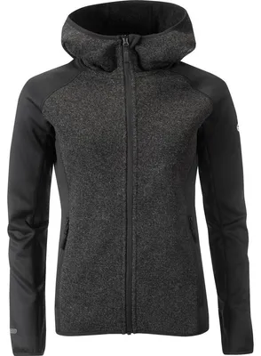 Produktbild von Halti Damen Circuit Hybrid Mid Layer Jacket Schwarz