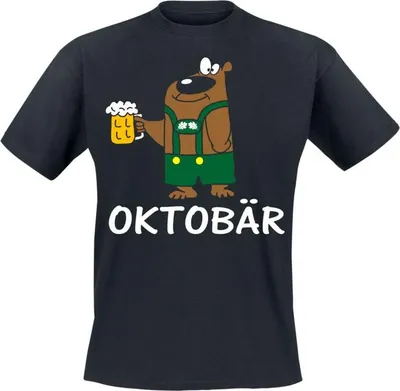 Produktbild von Tierisch T-Shirt Herren Oktobär schwarz 3XL