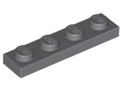 Immagine prodotto di Piastra Lego® 1x4 3710 - 1 pezzo Grigio bluastro scuro