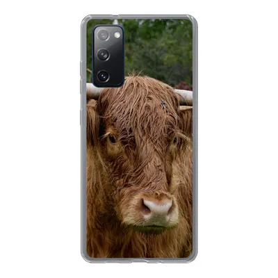 Produktbild von MuchoWow® Handyhülle Schutzhülle Hülle für Samsung Galaxy S20 FE Schottische Highlander - Tiere - Gras Silikon Softcase Handy Hülle - Abdeckung