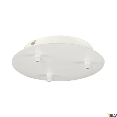 Immagine prodotto di Fitu 3 pezzi rosone da soffitto rotondo Ø22 cm bianco