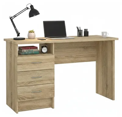 Produktbild von Schreibtisch - Eiche Braun 48,1x120,1x72,6h cm