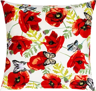 Produktbild von Berta - 45x45 cm - Rot,Weiß,Grün