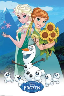 Image de Frozen - La reine des neiges - 61x91,5cm - Affiche Poster