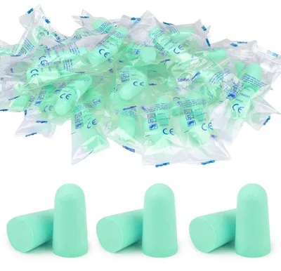 Obrázok produktu pre Zátky do uší, 30 párov, 38 dB SNR, zelené, s redukciou hluku