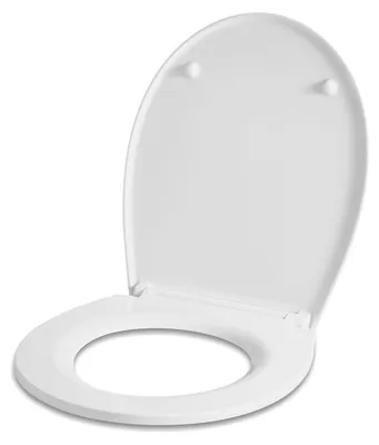 Obrázok produktu pre Toaletové sedátko Peviasot, materiál Duroplast, s funkciou pomalého zatvárania a rýchlym systémom upevnenia, oválne, farba: čistá biela