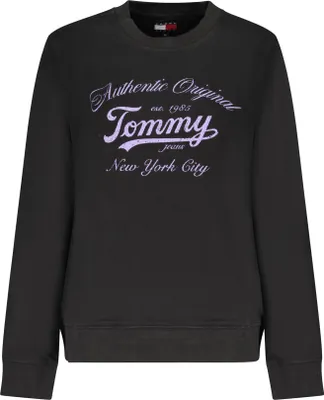 Produktbild von Schwarzes Damen-Sweatshirt aus Baumwolle – Stilvoll & Nachhaltig