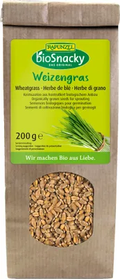 Produktbild von Rapunzel - bioSnacky Weizengras - 200g