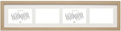 Produktbild von Deknudt Fotogalerie S66KD4 Natur Holzrahmen 4 Fotos 10x15 cm
