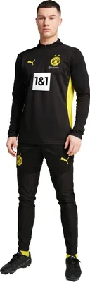 Produktbild von Puma BVB Borussia Dortmund Trainingsanzug, Größe:3XL, Farbe:Schwarz