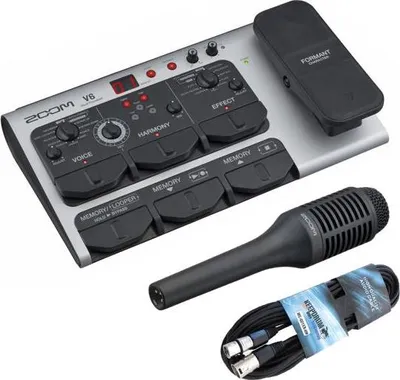 Zdjęcie produktu dla Jednostka efektów Zoom V6-SP z mikrofonem SGV-6 z kablem