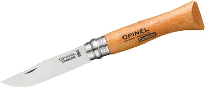 Obrázok produktu pre Nôž OPINEL č. 06 Uhlíková rukoväť buk 7,2 cm dlhá čepeľ z uhlíkovej ocele
