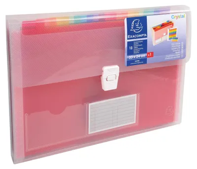Produktbild von Exacompta Crystal - Schriftenordner - 13 Fächer