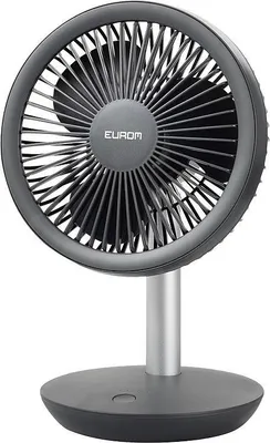Produktbild von EUROM Akku-Tischventilator, 5W, USB Anschluss