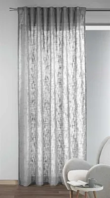 Produktbild von Fertigschal verdeckte Schlaufen "Alessio" - Dekoschal von Albani: 245x135cm / Grau Größe (HxB): 245x135cm Farbe: Grau