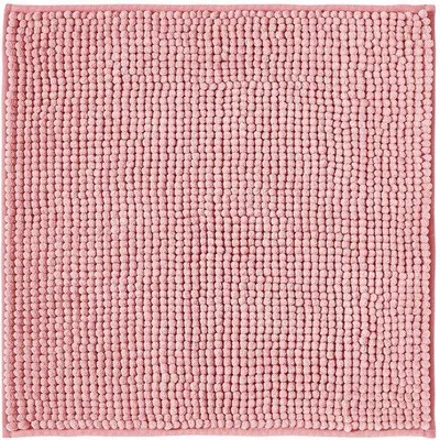 Immagine prodotto di Tappetino da bagno Unyqoos® in microfibra, rosa, 45 x 45 cm – morbido, assorbente, antiscivolo, ideale per doccia e bagno, lavabile