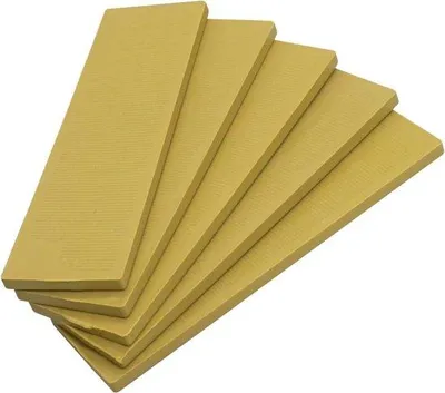 Produktbild von Famanu Kunststoffplatten 4 mm - 100 Stück - Gelbe Abstandshalter - 40 x 100 mm