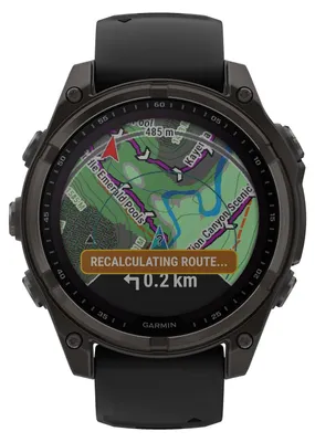 Obrázek produktu pro Garmin 010-02906-11 Herrenuhr fenix 8 Solar Saphirglas Silkonband 47mm 10ATM