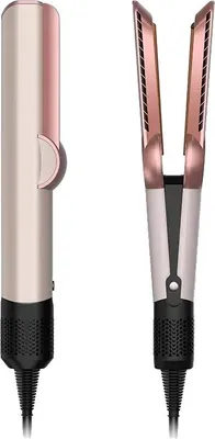 Obrázek produktu pro Žehlička na vlasy a vysoušeč vlasů, rychlý ohřev, iontová technologie, růžová barva