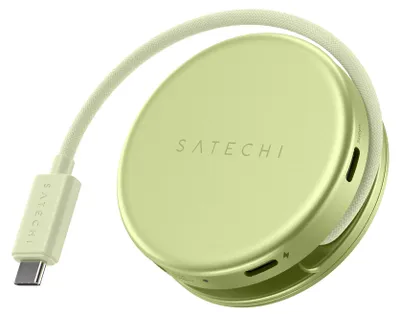 Produktbild von Satechi, Hub Multiport 5-in-1 USB-C auf HDMI / USB-A / 2 USB-C / SD-Karte Modell OntheGo, Grün
