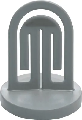 Produktbild von Konzepthalter mit Metallfuß grau Packung mit 4 Stück