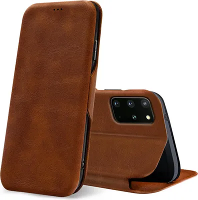 Obrázok produktu pre Škrupinové flipové puzdro pre Samsung Galaxy S20 Plus kryt Book Cover puzdro na mobilný telefón so slotom na kartu Prémiový ochranný kryt