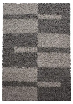 Produktbild von Hochflor Teppich Gianna Läufer, Farbe: Taupe, Größe:80x150 cm