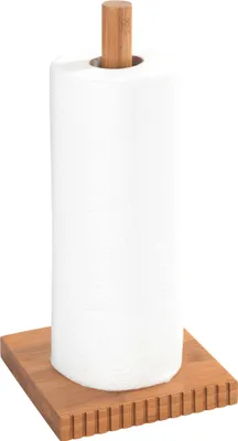 Produktbild von WENKO Küchenrollenhalter Mod. Mera, aus geräuchertem Bambus