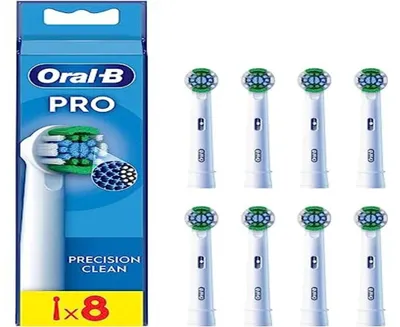 Produktbild von Oral-B Pro Precision Clean Aufsteckbürsten für elektrische Zahnbürste, 8 Stück
