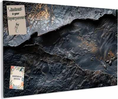 Produktbild von Magnettafel 60x40cm magnetisch & beschreibbar Metall-Board - Textur von Abstrakte