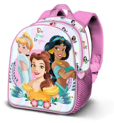 Obrázok produktu pre Karactermania Disney Princess Floral 3D Elite 7,5 l 30 x 25 x 10 cm batoh ružový  Ružový, univerzálna veľkosť