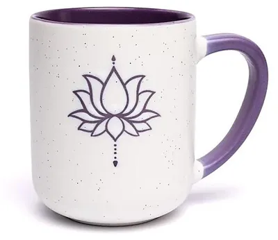 Image de Tasse Lotus Violet --paquet De 2 Pièces - ±400 Ml