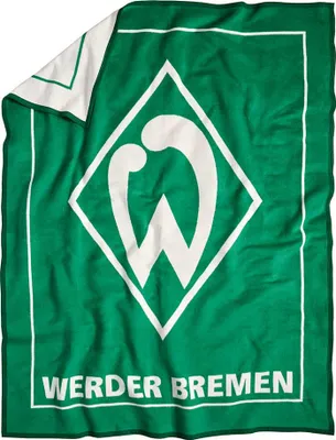 Produktbild von SV Werder Bremen Veloursdecke Raute ca. 150 x 200 cm