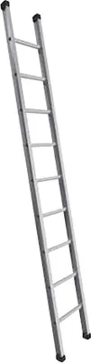 Produktbild von Schake Sprossen- Anlegeleiter aus Aluminium mit I-Profil 2,40m lang