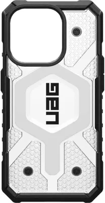 Produktbild von Urban Armor Gear Pathfinder Magsafe, Cover, Apple, iPhone 15 Pro, 15,5 cm (6.1"), Schwarz, Transparent