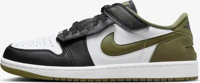 Produktbild von Nike Air Jordan 1 Low EasyOn "Black Medium Olive" Grün, Größe: 44,5