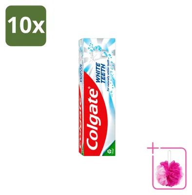 Obrázek produktu pro 10 kusů zubní pasty Colgate White Teeth - 75 ml - výhodná balení