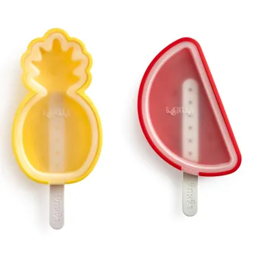 Produktbild von LEKUE Eisform Eisform Ananas & Melone 4er-Set