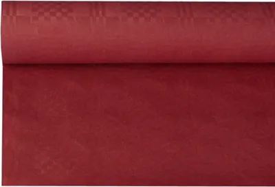 Produktbild von PAPSTAR Damast-Tischtuch (B)1,0 x (L)50 m bordeaux