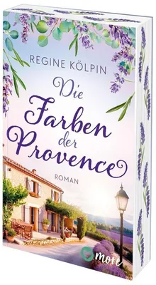 Produktbild von Die Farben der Provence, ein Provence-Roman, spielt in Le Lavandou, mit Farbschnitt in der ersten Auflage