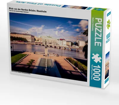 Produktbild von Calvendo Blick von der Norrbro Brücke, Stockholm 1000 Teile Puzzle quer 640x480mm, Pavlowsky Markus; 7280491