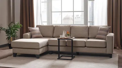 Produktbild von Wohnlandschaft Ecksofa L-Form Couch Sitz Polster Sofa Luxus Möbel Sofas modern