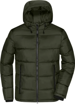 Produktbild von Men's Padded Jacket deep-forest/yellow, Gr. 3XL