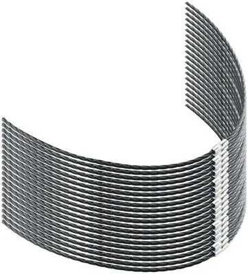 Obrázek produktu pro Náhradní struna do sekačky na trávu, 37 cm x 3,5 mm, 20 kusů, extra silná