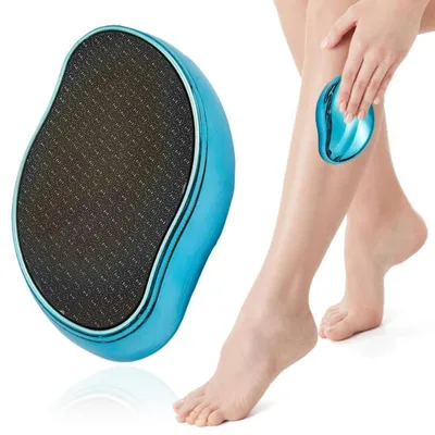 Image de Ensemble 2 en 1 : dissolvant de callosités pour les pieds à base de nanotechnologie, avec manche en bambou