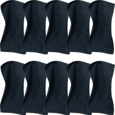 Produktbild von Erwin Müller Gästetuch Heidelberg" 10er-Pack schwarz 30x50 cm"