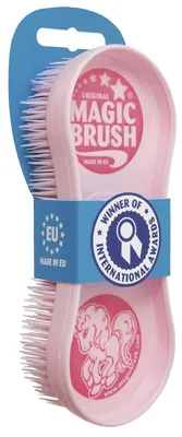 Image de Kerbl Brosse MagicBrush Poney rose, Taille:0