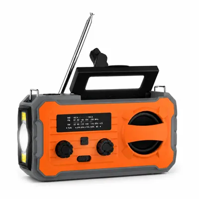 Produktbild von Tekoo Notfallradio Kurbelradio mit 4000mAh Powerbank & Solarpanel, KI-generiertes Bild